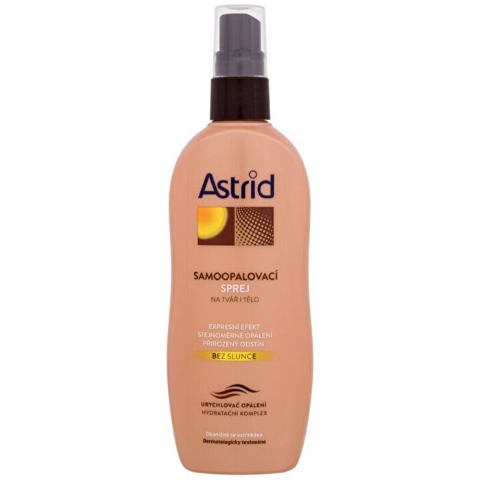 Astrid Self-tanning Spray On Face And Body 150ml 150ml