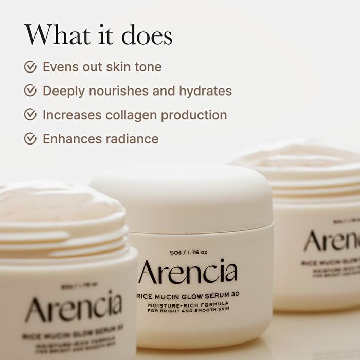 Arencia Rice Mucin Glow Serum 30 50g