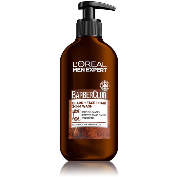 L´Oreal Professionnel Barber Club Gel 3in1 (beard Face & Hair Wash) 200ml 200ml
