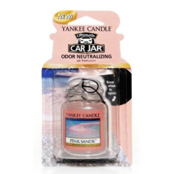 Yankee Candle Pink Sands Ultimate Car Jar - Luxury Car Tag