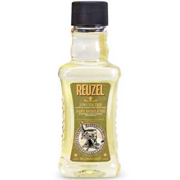 Reuzel 3-in-1 Tea Tree Shampoo-conditioner-body Wash - Men`s Shampoo 3in1 100ml