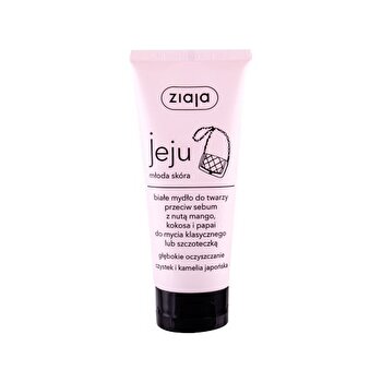Ziaja Jeju White Face Soap (mango Coconut Papaya) - Cleansing Gel 75ml