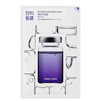 Holika Holika Peptide Skin Rescue Mask Sheet - Anti-aging Cloth Mask With Peptides 20ml