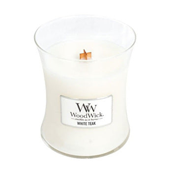 WoodWick White Teak Vase (white Teak) - Scented Candle 609.5g