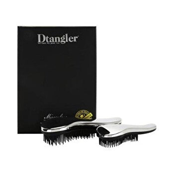 Dtangler Miraculous Silver - Gift Set Of Hair Brushes