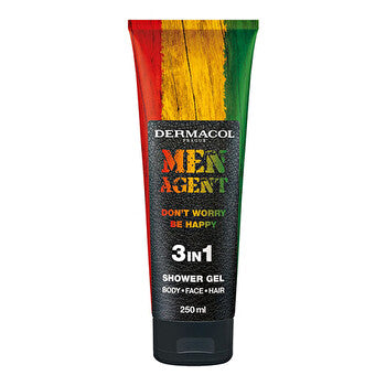Dermacol Men Agent Don´t Worry Be Happy 3in1 Shower Gel - Shower Gel For Men 250ml