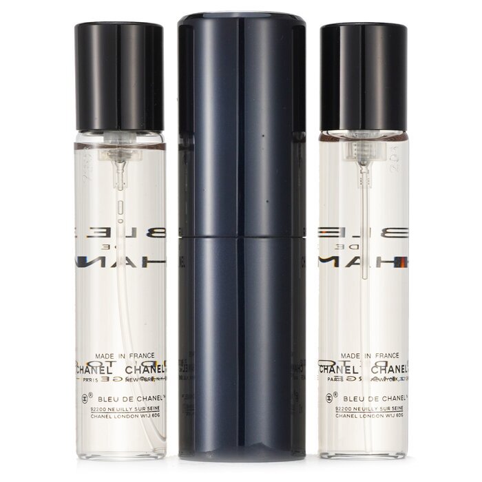 Bleu De Chanel Eau De Toilette Travel Spray & Two Refills 3x20ml/0.7oz