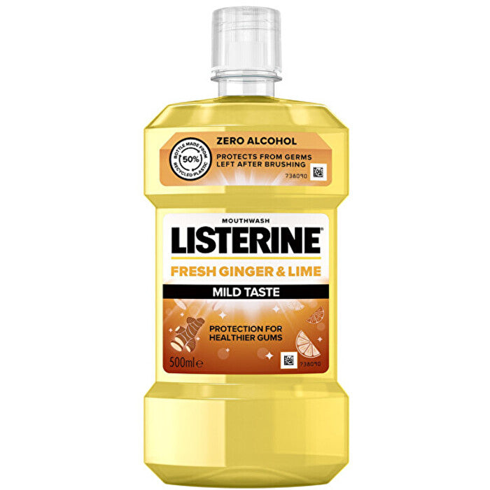 Listerine Fresh Ginger & Lime Mild Taste Mouthwash - Mouthwash 500ml