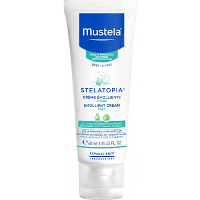 Mustela Bebe Stelatopia Emollient Cream - Daily Skin Cream 40ml