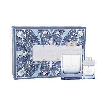 Bvlgari Man Glacial Essence Gift Set Eau De Parfum 100ml And Eau De Parfum 15ml 100ml