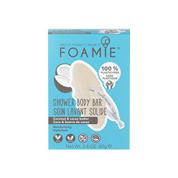 Foamie Shake Your Coconuts Shower Body Bar - Moisturizing Shower Soap 80.0g
