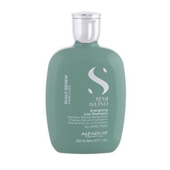 Alfaparf Milano Semi Di Lino Scalp Renew Energizing Low Shampoo - Strengthening Shampoo Against Hair Loss 250ml