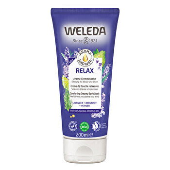 Weleda Aroma Shower Relax Comforting Creamy Body Wash - Soothing Shower Cream 200ml
