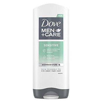 Dove Men+care Sensitive 3 In 1 Shower Gel 400ml