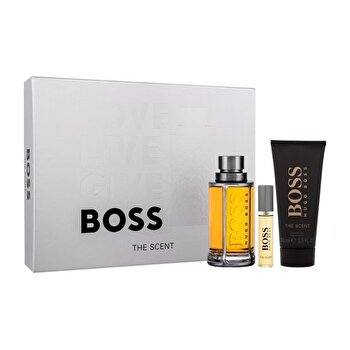Hugo Boss The Scent Gift Set Eau De Toilette 100ml Miniature Eau De Toilette 10ml And Shower Gel 100ml 100ml