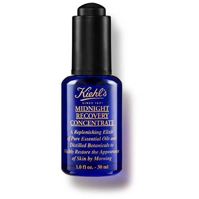 Kiehls Midnight Recovery Concentrate - Night Regenerating Oil Serum For Fresh Skin Look 30ml