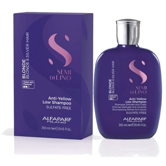 Alfaparf Milano Semi Di Lino Anti-yellow Low Shampoo 250ml