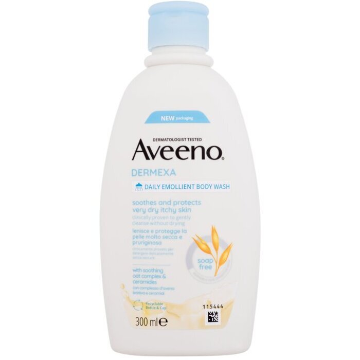 Aveeno Dermexa Daily Emollient Body Wash (very Dry And Itchy Skin) 300ml