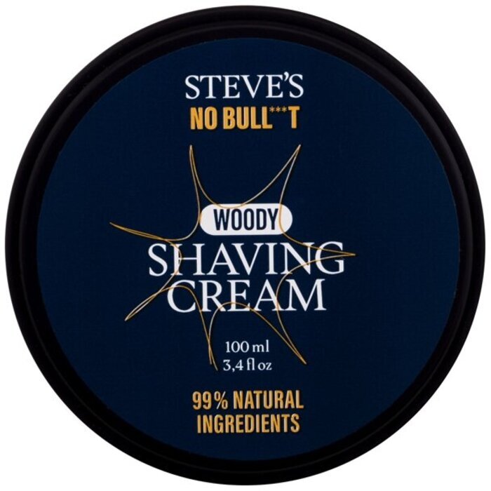 Steves No Bull***T Woody Shaving Cream 100ml