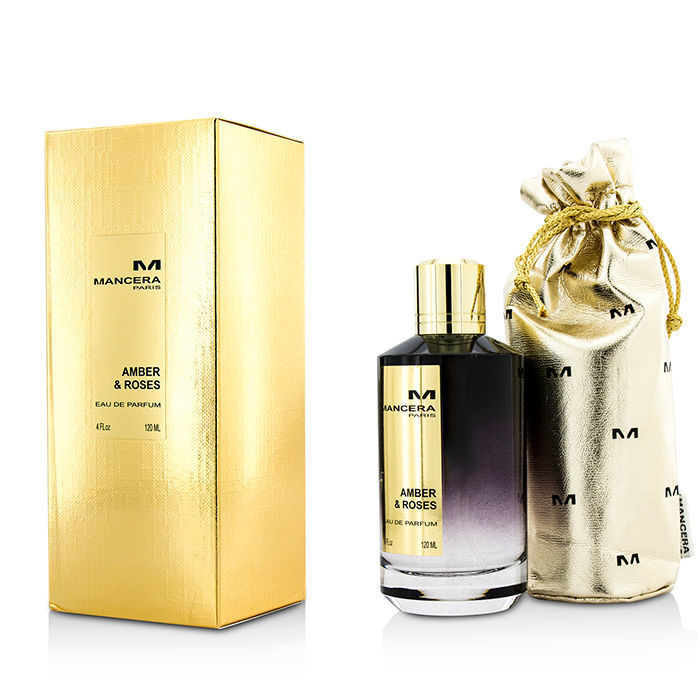 Mancera Amber & Roses Eau De Parfum Spray (Unisex) 120ml/4oz