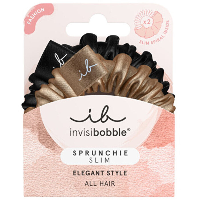 Invisibobble Sprunchie Slim True Golden - Hair Ties ( 2 Pcs )