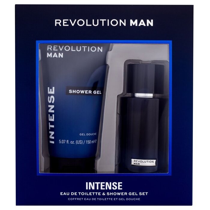 Revolution Man Intense Gift Set Eau De Toilette 100ml And Shower Gel 150ml 100ml