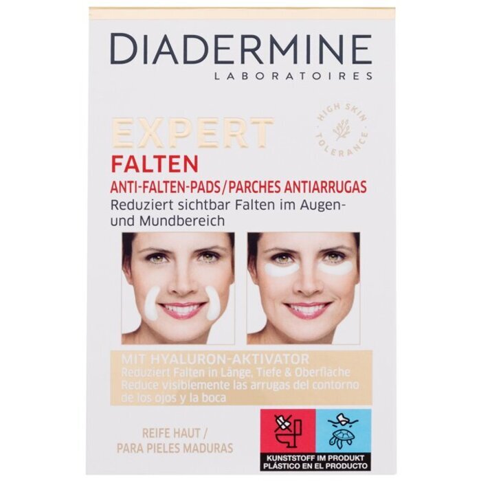 Diadermine Expert Anti-wrinkle-pads - Eye And Lip Area 12.0ks