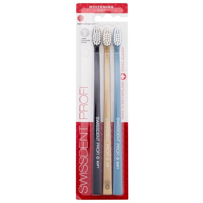 Swissdent Profi Whitening Trio Soft Toothbrush 3.0ks