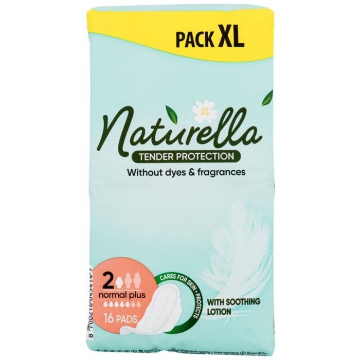 Naturella Tender Protection Normal Plus - Winged Sanitary Pads 16.0ks