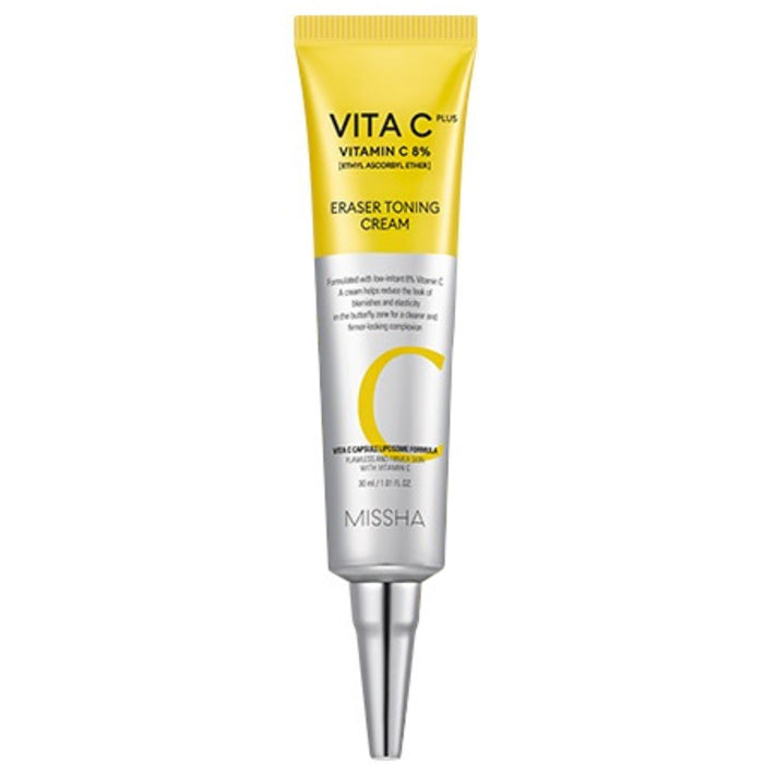 Missha Anti-age Vita C Plus Eraser Toning Cream - Rozjasňující Pleťový Krem 30ml