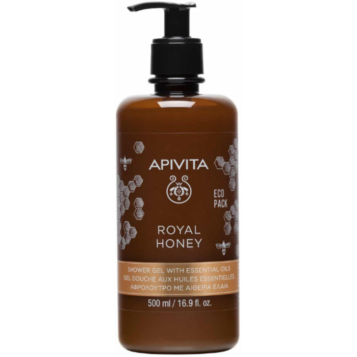 Apivita Royal Honey Shower Gel With Essential Oils 500ml