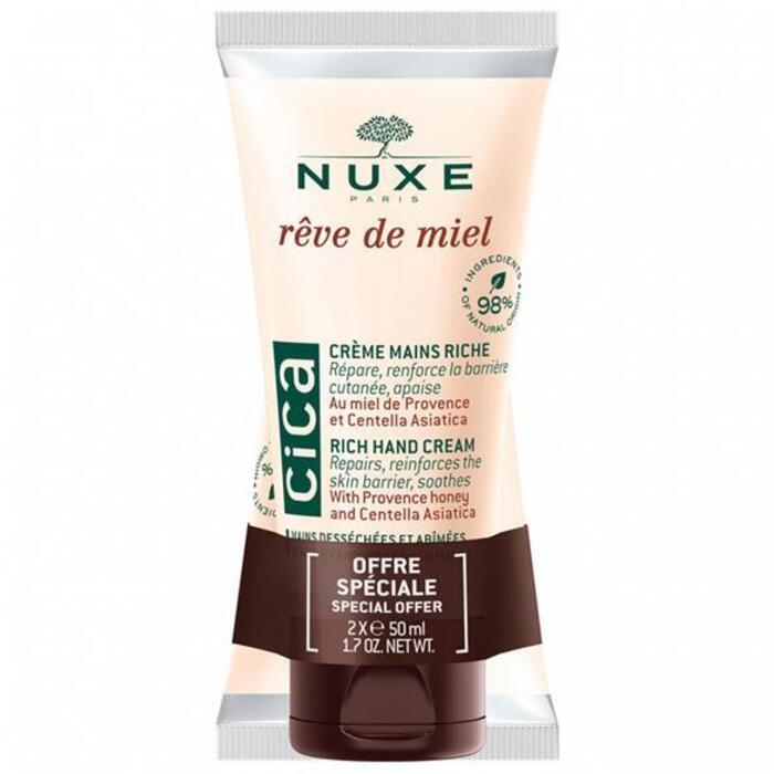 Nuxe Reve De Miel Cica Rich Hand Cream Set 50ml