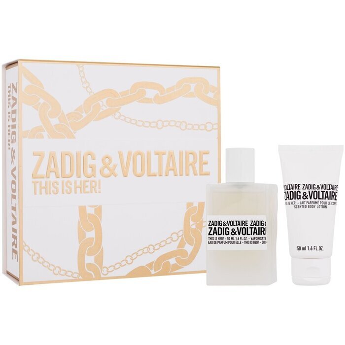 Zadig & Voltaire This Is Her! Gift Set Eau De Parfum 50ml And Body Lotion 50ml 50ml