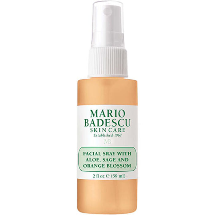 Mario Badescu Facial Spray With Aloe Sage & Orange Blossom - Energizing Moisturizing Face Mist 59ml