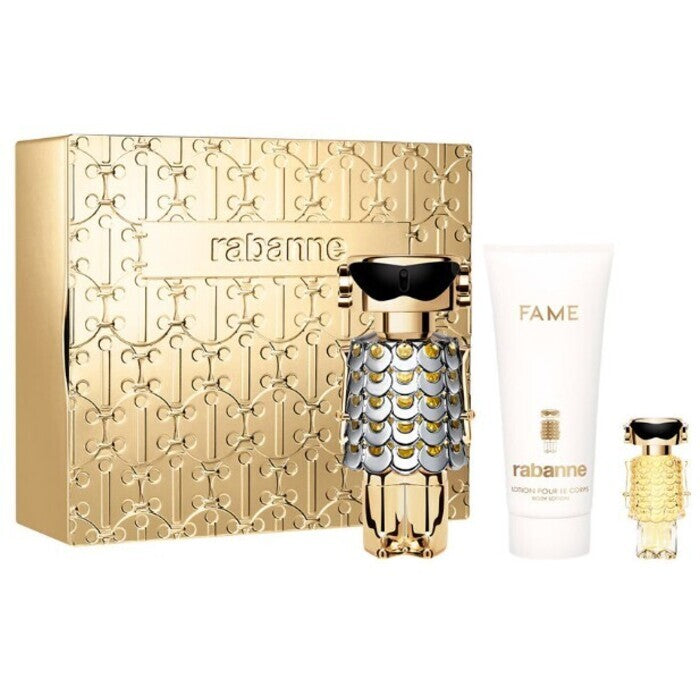 Paco Rabanne Fame Gift Set Eau De Parfum 80ml Body Lotion 100ml And Eau De Parfum 4ml 80ml