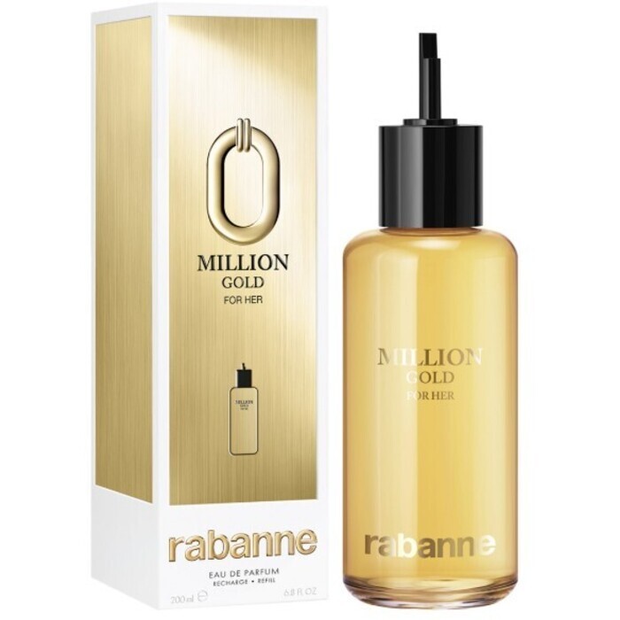 Paco Rabanne Million Gold For Her Eau De Parfum Refill 200ml