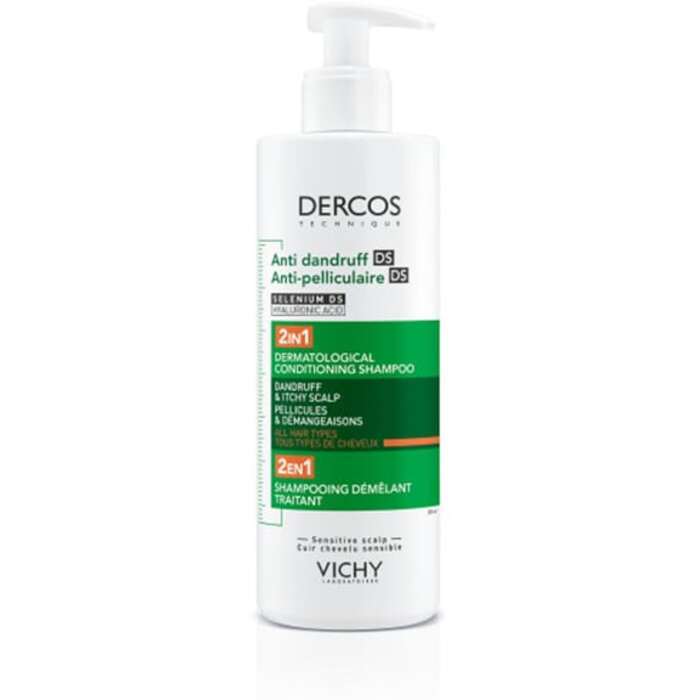 Vichy Dercos Anti-dandruff 2in1 Dermatological Conditioning Shampoo 390ml