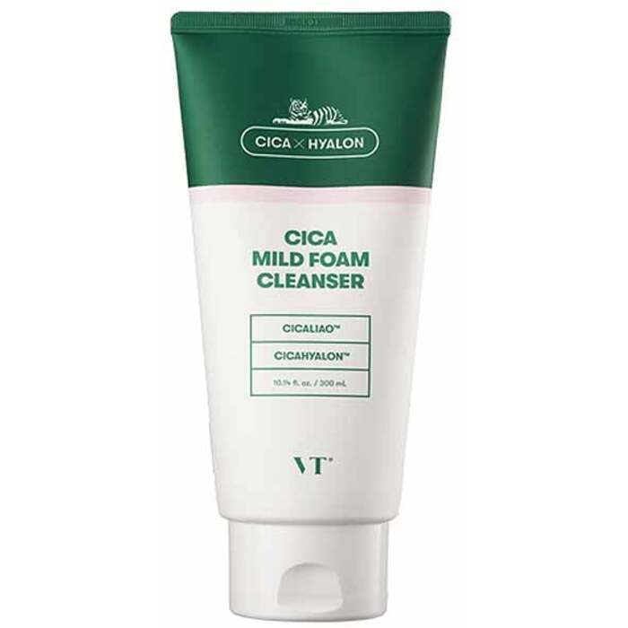 VT Cosmetics Cica Mild Foam Cleanser - Čistící Pleťová Pěna 300ml