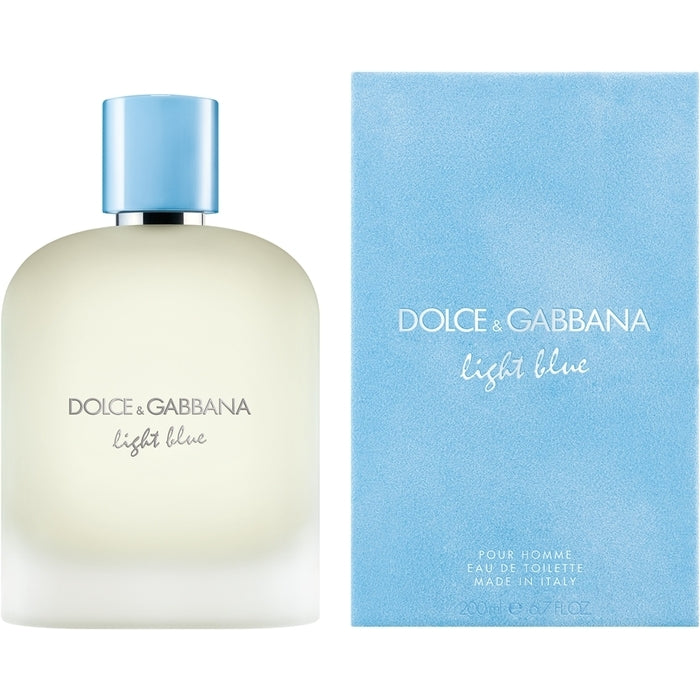 Dolce Gabbana Light Blue Pour Homme Eau De Toilette New 50ml