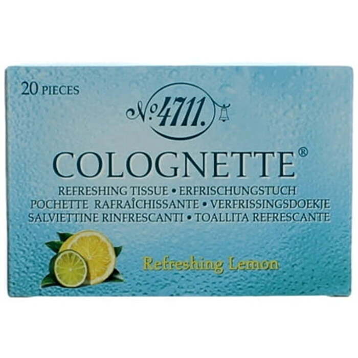 4711 Refreshing Lemon Tissues Vlhčene Ubrousky 10.0ks