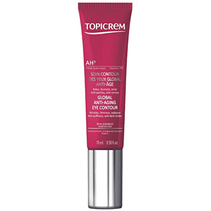 Topicrem Ah3 Global Anti-aging Eye Contour - Oční Krem Proti Vráskám 15ml