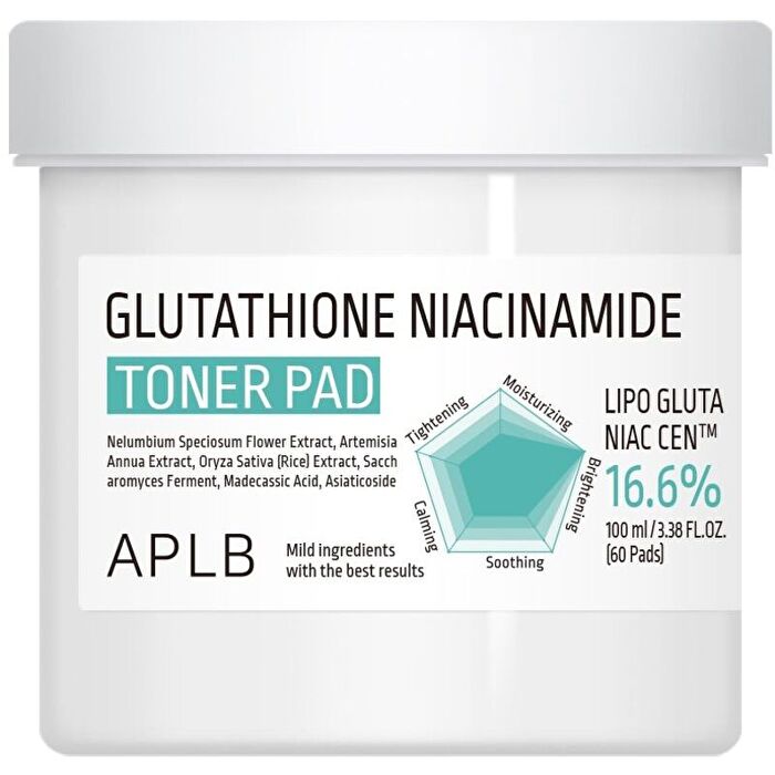 Aplb Glutathione Niacinamide Toner Pad ( 60 Pcs ) 60ml
