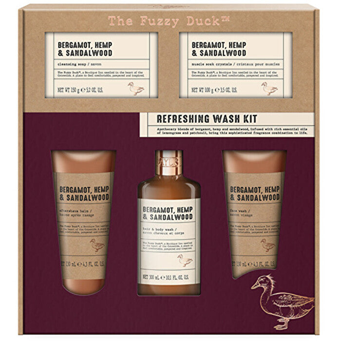 Baylis & Harding Bergamot Body Care Set ( Bergamot Hemp & Sandalwood ) - Gift Set
