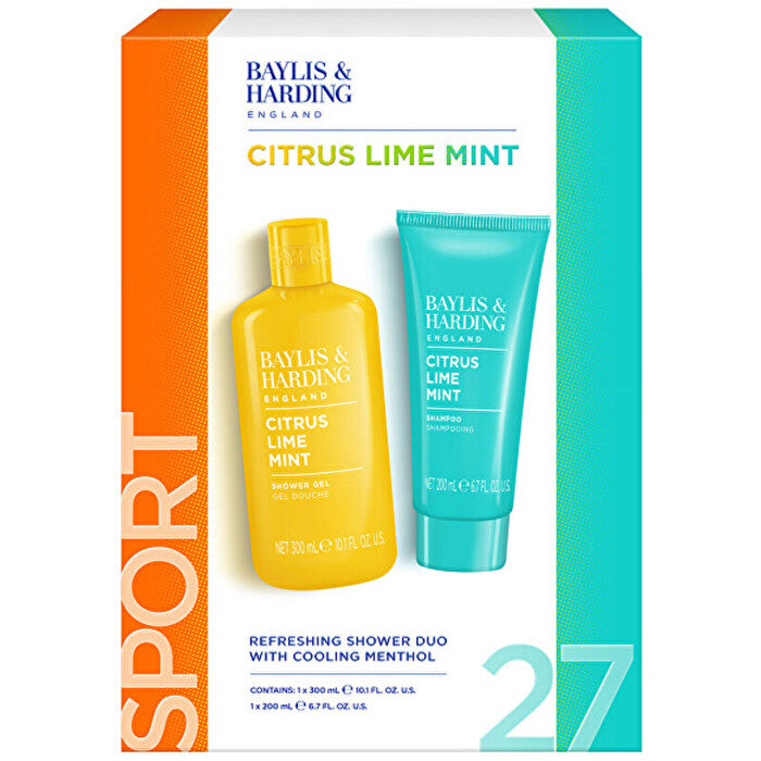 Baylis & Harding Men Sport Body Care Set ( Lemon Lime & Mint ) - Gift Set