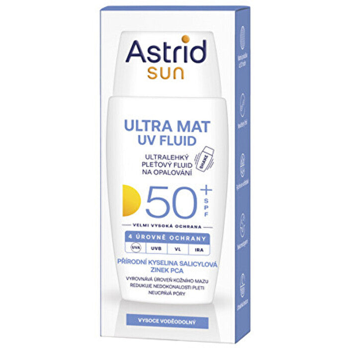 Astrid Sun Ultra Mat Uv Fluid Spf 50+ 50ml