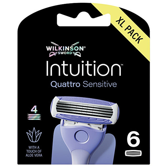 Wilkinson Sword Intuition Quattro Sensitive - Replacement Heads 3.0ks