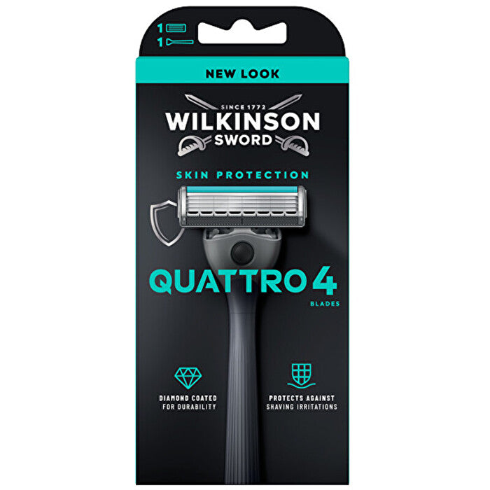 Wilkinson Sword Skin Protection Quattro 4 - Razor & 1 Head