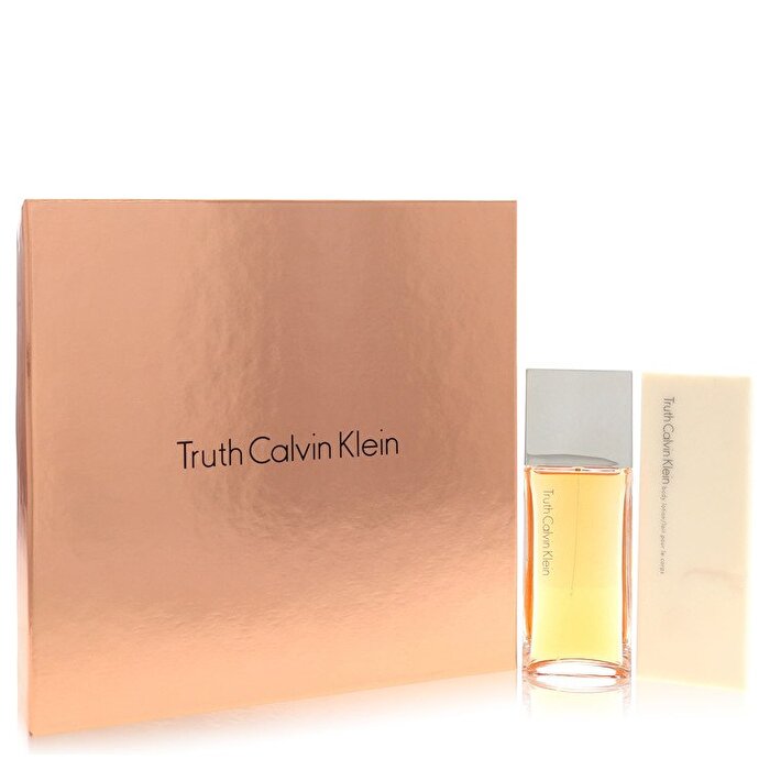 Calvin Klein Truth Gift Set - Eau De Parfum Spray + 3.4 oz Body Lotion
