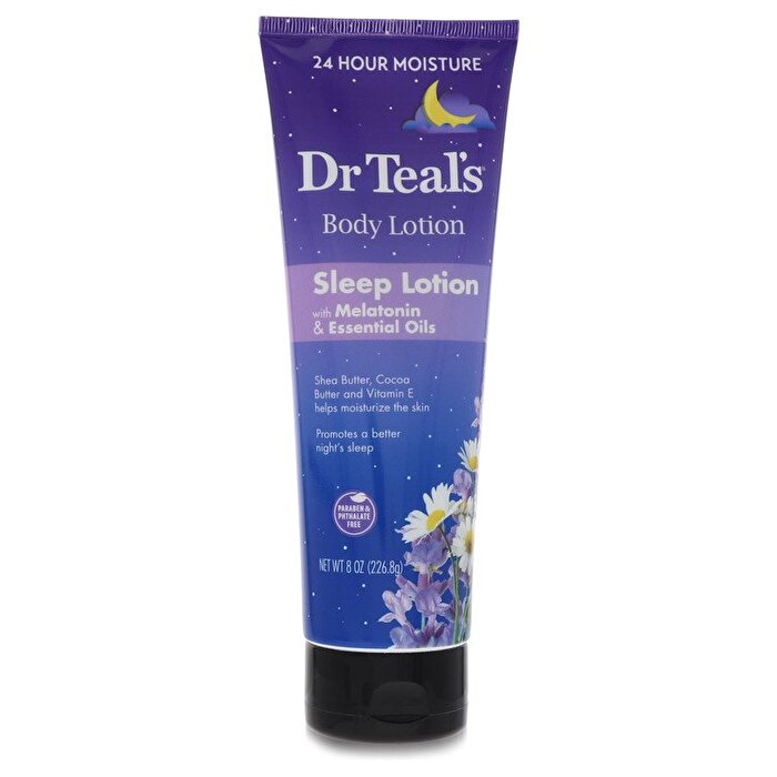 Dr Teal's Sleep Lotion Sleep Lotion with Melatonin & Essential Oils Promotes a better night's sleep (Shea butter, Cocoa Butter and Vitamin E 240ml/8oz