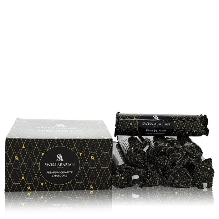 Swiss Arabian Premium Quality Charcoal 10 pieces of Premium Charcoal Briquettes 33 mm 33mm/33mm